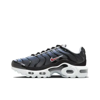 Nike Air Max Plus Durable Breathable Low Top Kids' Running Shoes Black Blue Teenagers