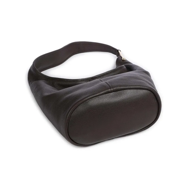 MICHAEL KORS Grain Cow Leather Handbag, Shoulder Bag Women's Chocolate-2