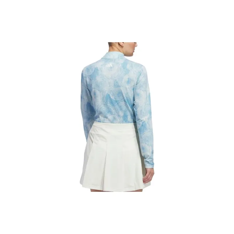 Adidas Free Shipping With AdiClub Ultimate365 Printed Quarter-Zip Mock-3