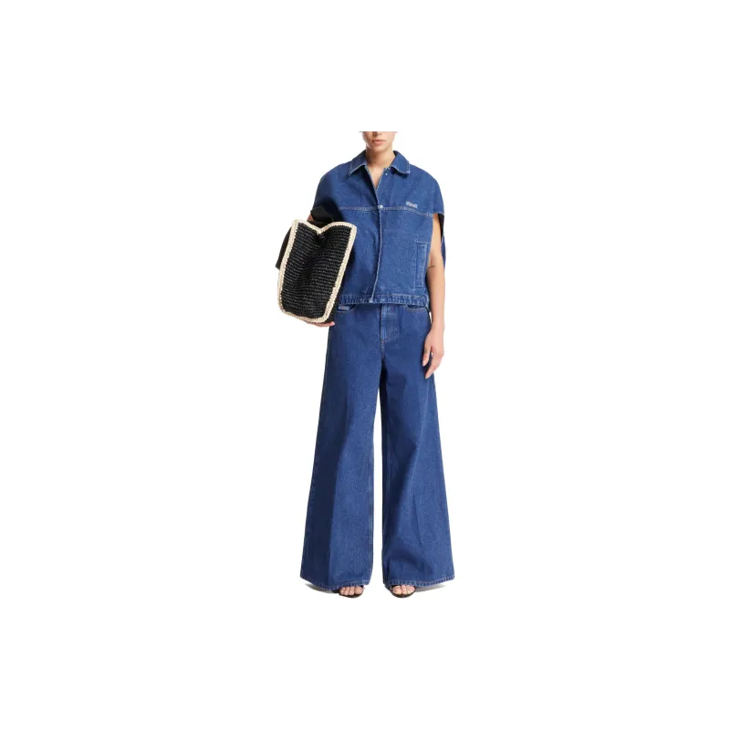 MARNI Logo Patch Denim Jeans-4