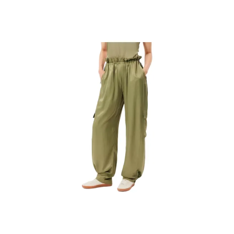 LACOSTE Cargo Pants Women's Khaki Green-1
