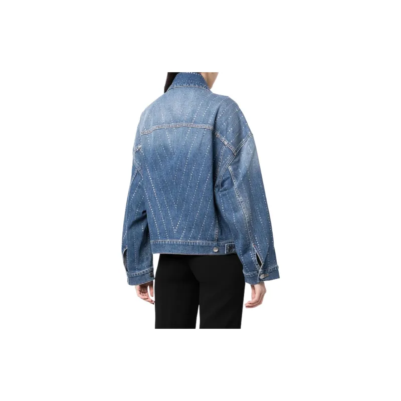 Stella McCartney Denim Jackets Women's Blue-2