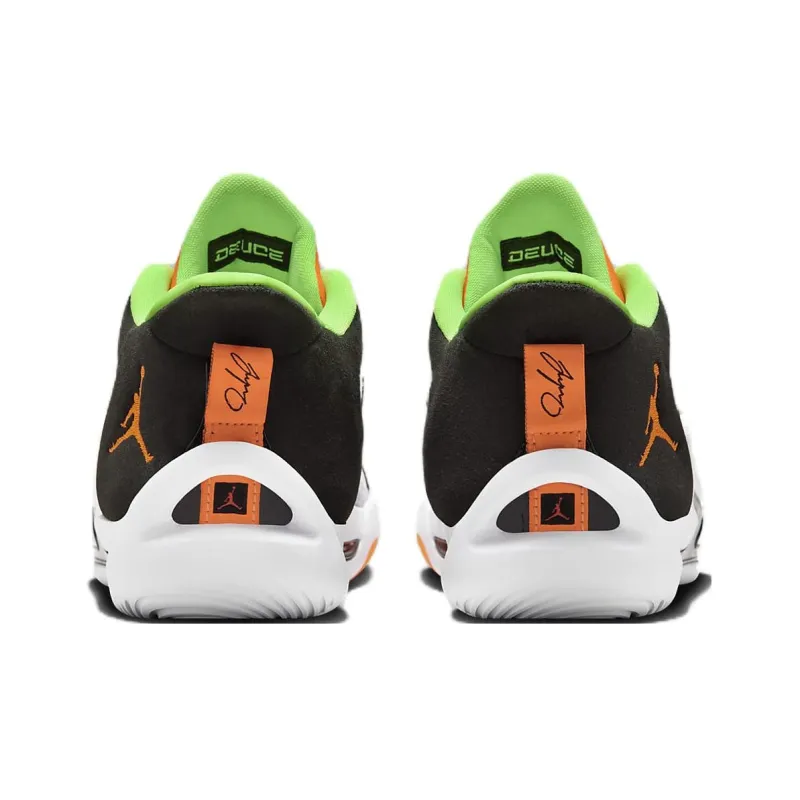 Jordan Tatum 1 Anti-Slip Wear-Resistant Low-Top Children's Basketball Shoes Black White Teenagers-4