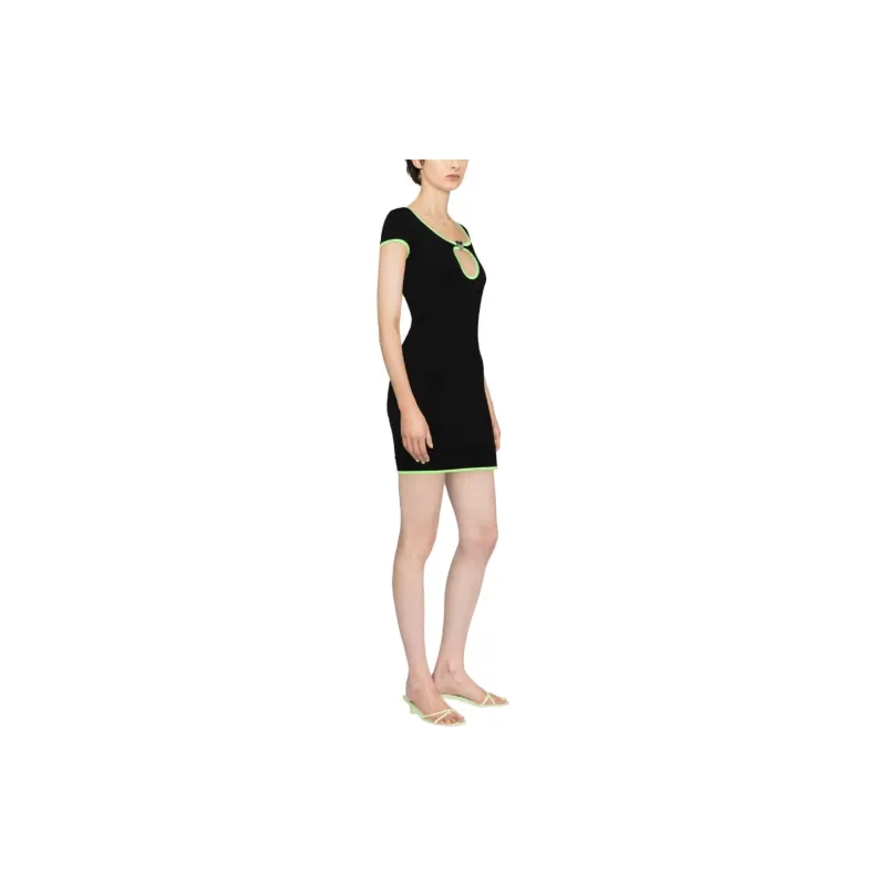 AMBUSH Heart Hole T shirt Dress-3