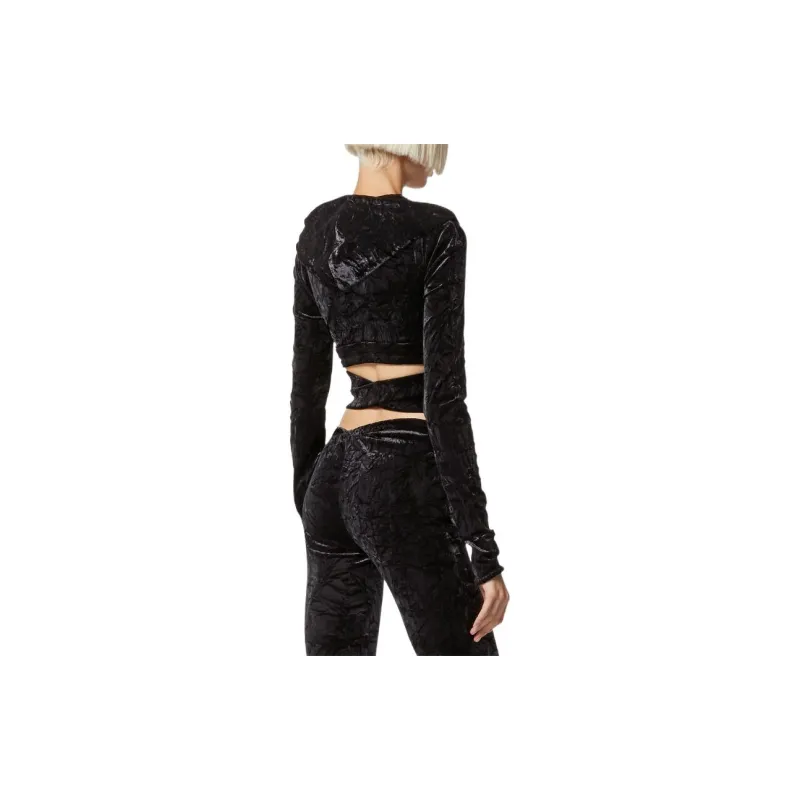VERSACE Velvet Top 'Black'-2