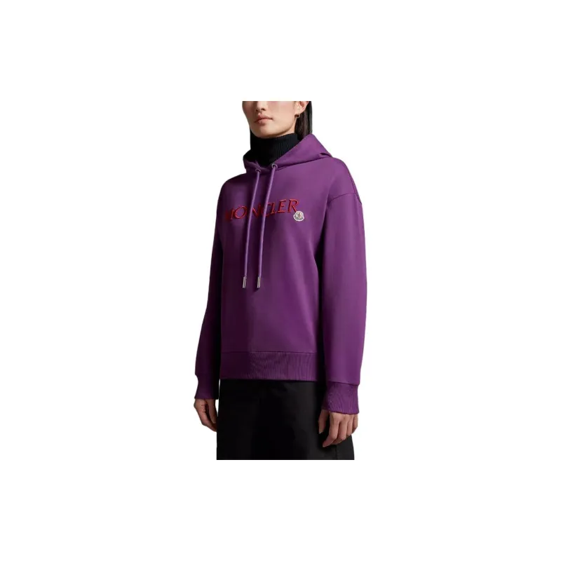 Moncler Logo Embroidered Drawstring Hoodie-2
