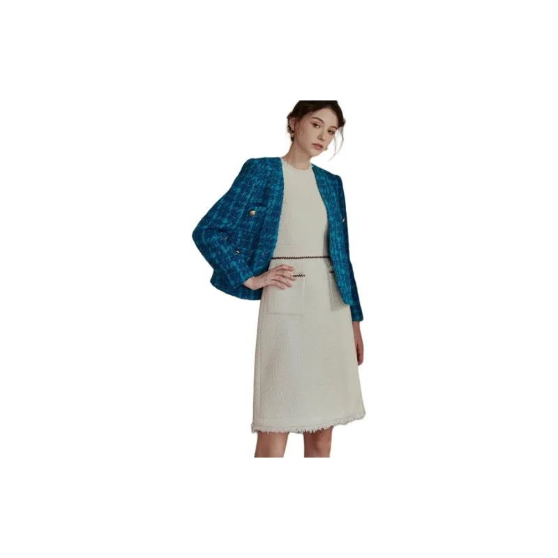 ROEYSHOUSE Business Suit Women's Peacock Blue-4
