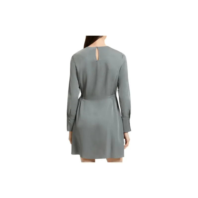 THEORY Long-Sleeved Dresses Women's Gray-2