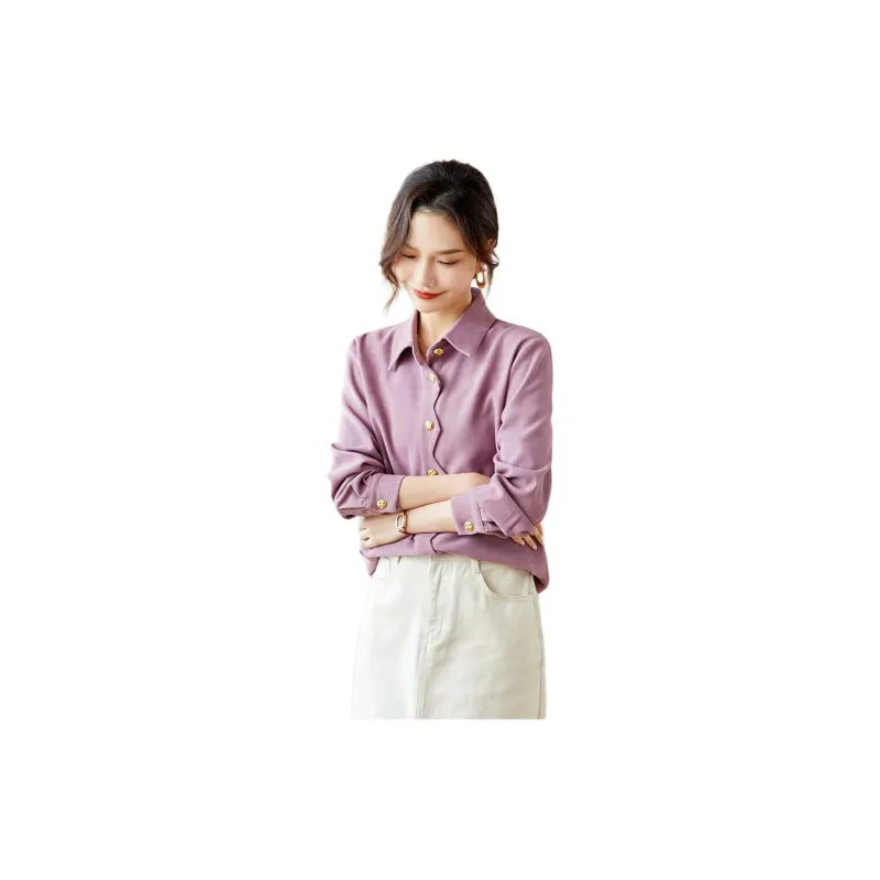 TERRE BLEUE Shirt Women's Purple-3