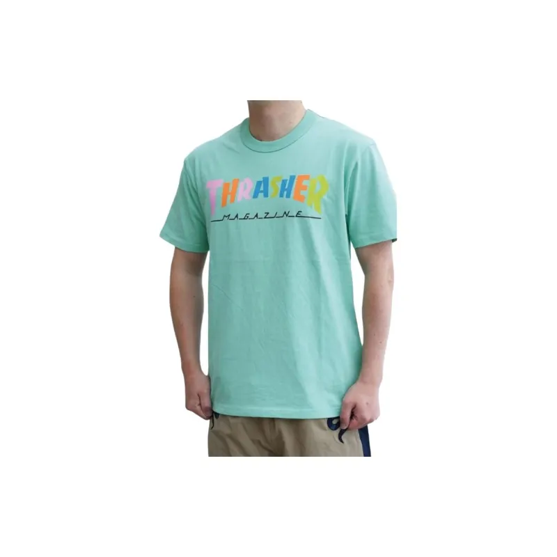 Thrasher T-Shirt Japan Version Unisex Mint Green-3