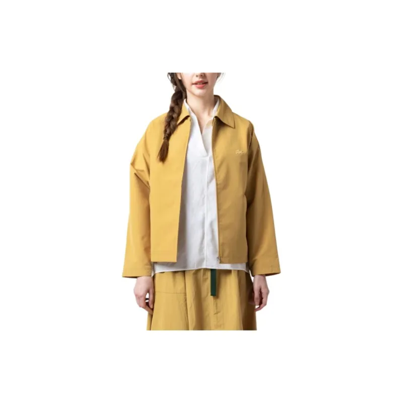 LACOSTE Jackets Coats Women's Yellow-3