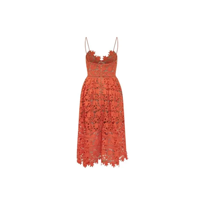 Self portrait Azaelea Laced Midi Dress-1