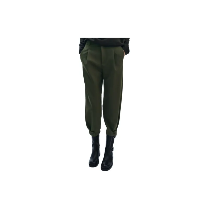 ZARA Casual Pants Women's Khaki-3
