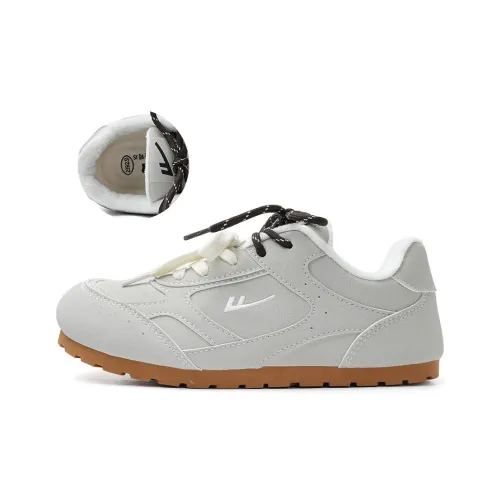 Warrior Warrior Fleece Lined Thin Fleece German Army Trainers Warm Low Top Casual Shoes Women's Beige 1.0