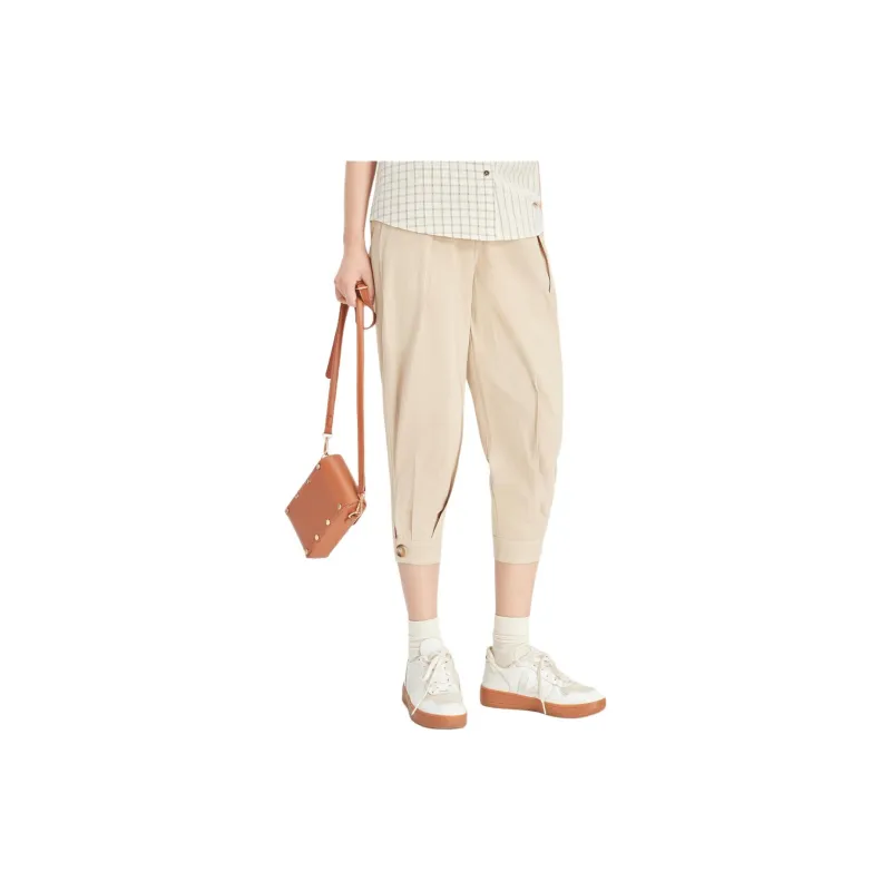 Elva' Island Casual Pants Women's Khaki-2