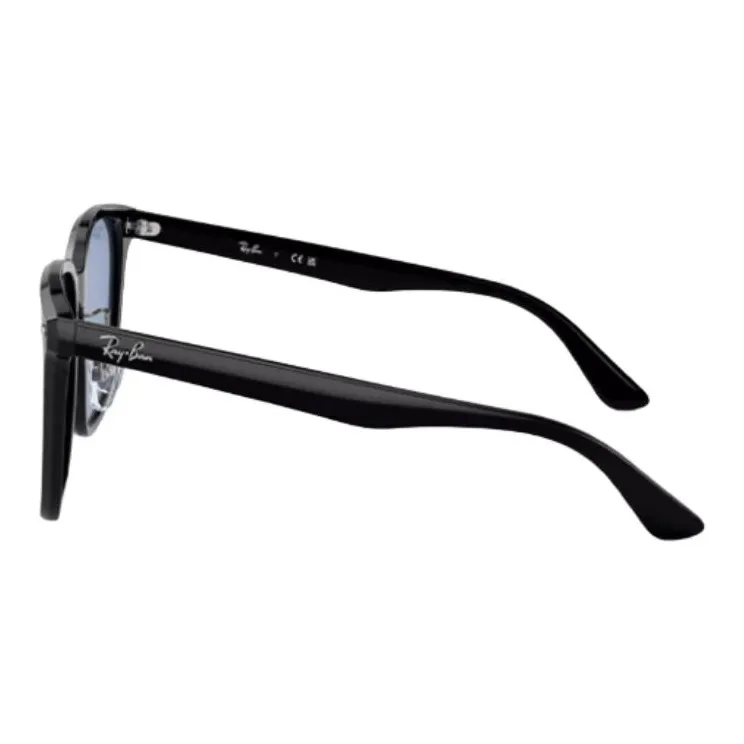 RayBan Plate Frame Square Sunglasses Unisex Black/Blue-2