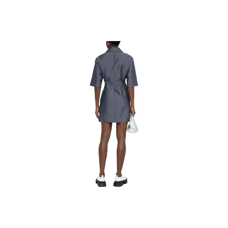 Sandro Short-Sleeved Dresses Women's Blue Gray-2