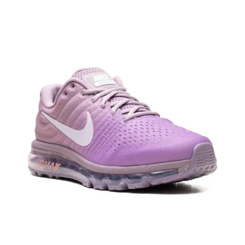Nike Air Max 2017 Anti Slip Wear Resistant Low Top Running Shoes Women's Purple-2