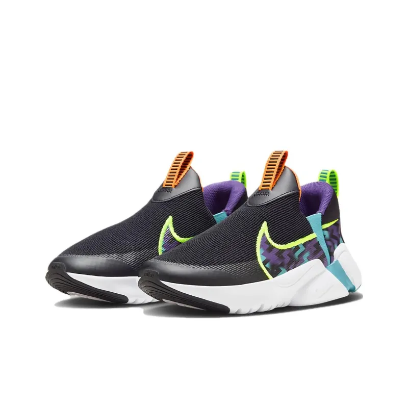 Nike Flex Plus 2 Next Nature SE GS 'Black Nebula Blue'-3