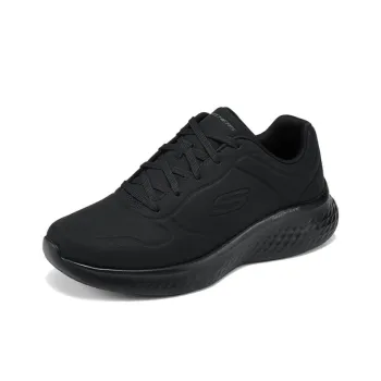 Skechers Anti Slip Wear Resistant Low Top Casual Shoes Men's Black