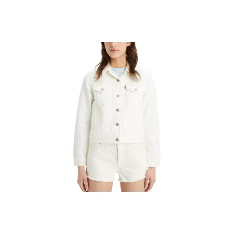 Levis Jackets Women's White-2