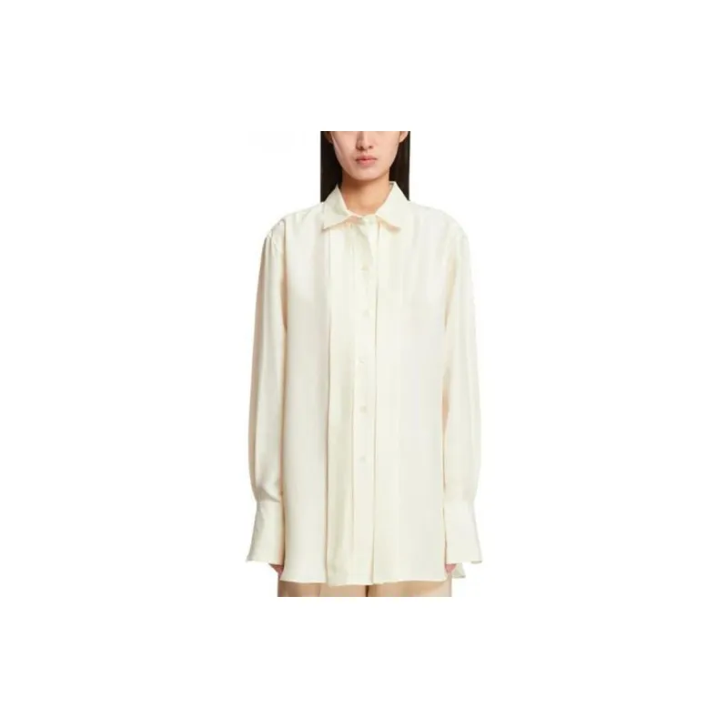 TOTEME Decorative Pleats Long-Sleeved Blouse-3