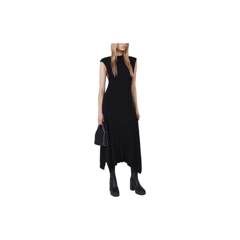 Stella McCartney Sleeveless Dresses Women's Black-1