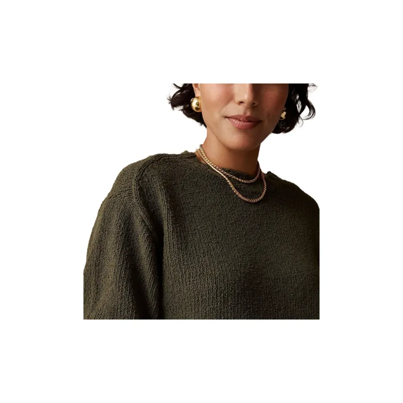 FERRAGAMO WF24 Sweater Women's Olive Green-2