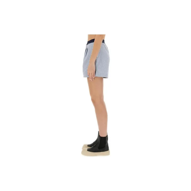 MARNI Stripe Jersey Jacquard Pants 'Vivid Blue'-4