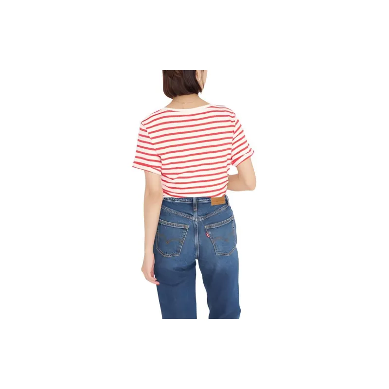 Levi's Regular T Shirt Women's Coral Red-4
