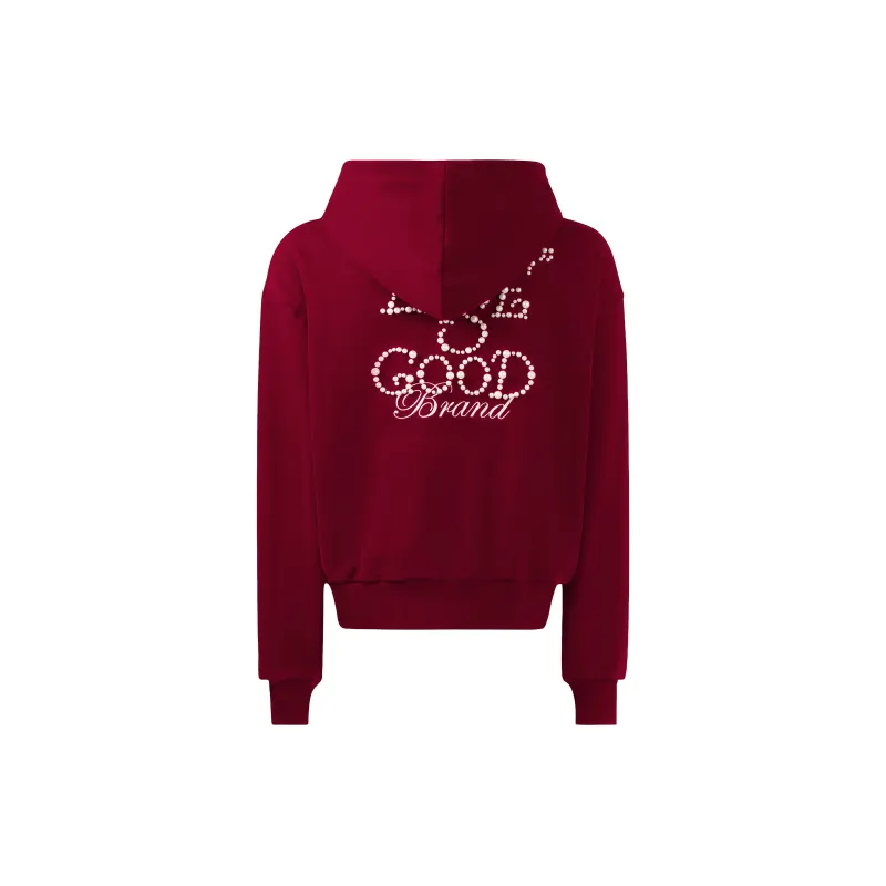 GOODBRAND Sweatshirt Unisex Burgundy-1