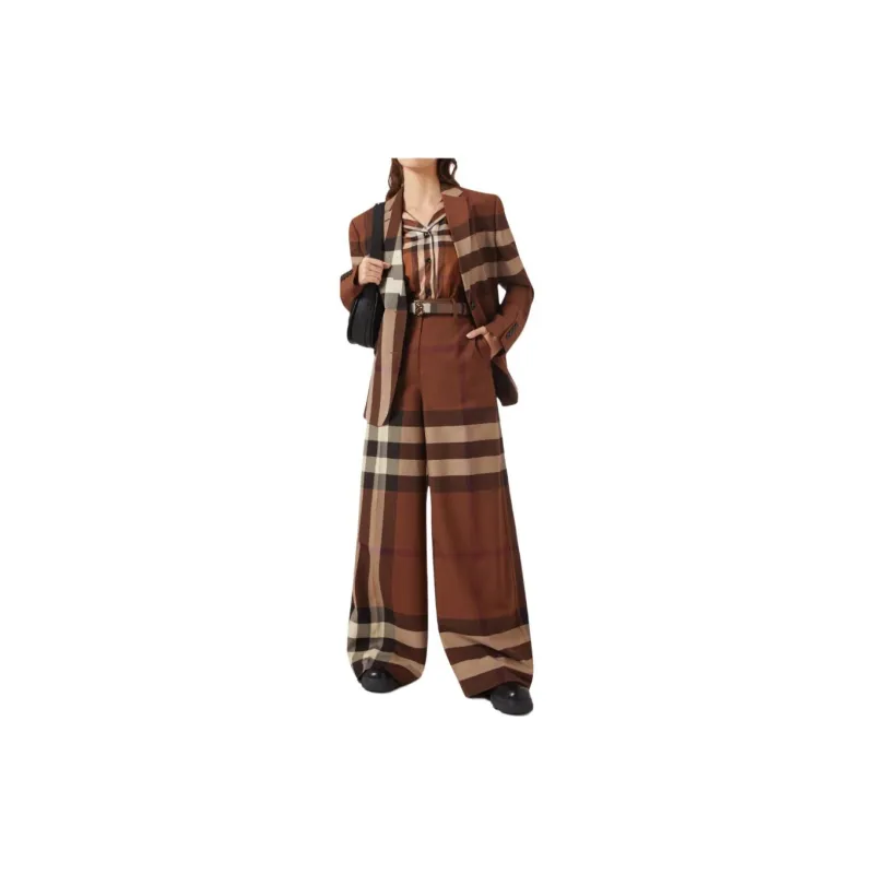 Burberry Casual Pants Women's Brown-3