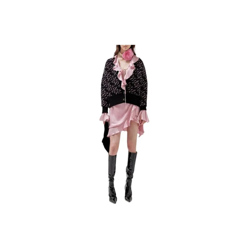 Blumarine Long-Sleeved Dresses Women's Pink-1