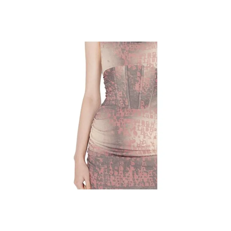 Misbhv X Esther Yu Yu Shuxin Co-authored Series Sleeveless Dresses Women's Pink Purple-1