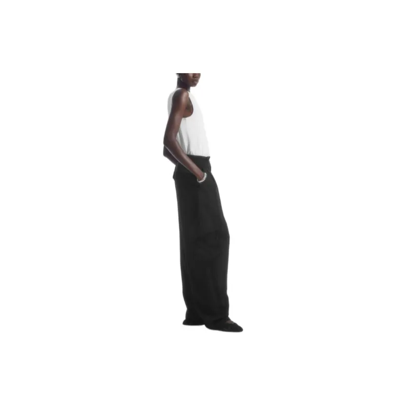 COS Casual Pants Women's Black-3