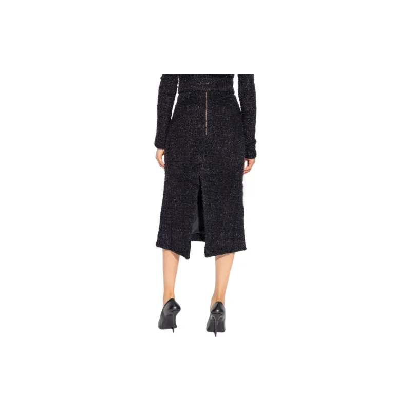 Balenciaga Casual Long Skirts Women's Black-3