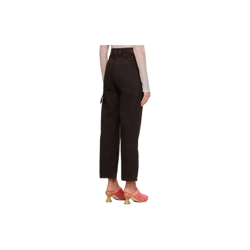 ECKHAUS LATTA Mid-rise Cotton Jeans-3