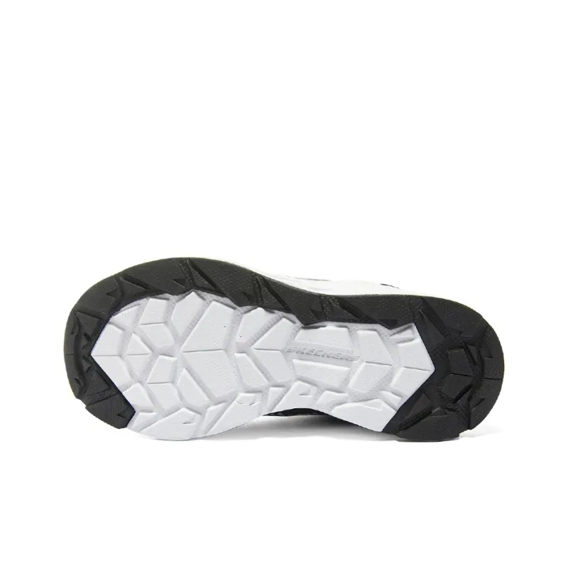 Skechers Girls Cushioning Wear Resistant Low Top Kids' Running Shoes White Black Teenagers-4