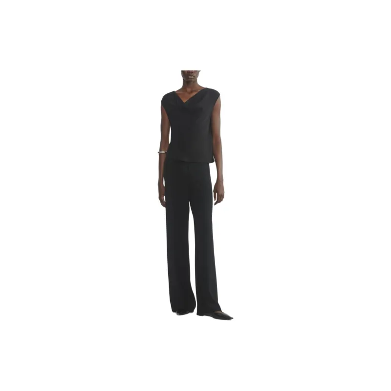 ARITZIA FW24 Babaton Cosmopolitan Blouse Shirt Women's BLACK/Black-1