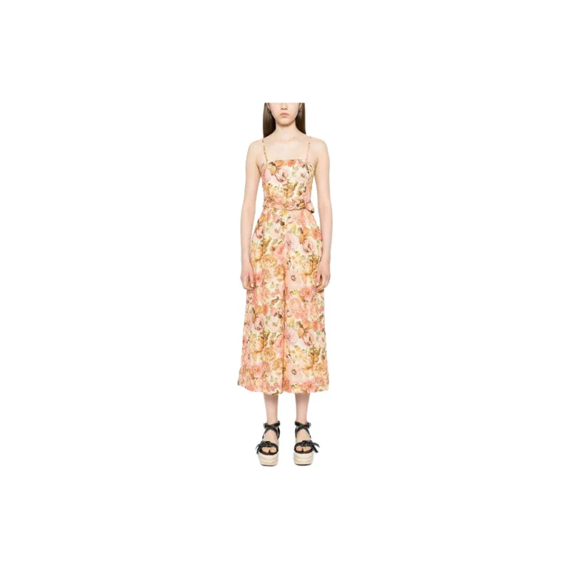 Zimmermann Golden Strapless Playsuits-1