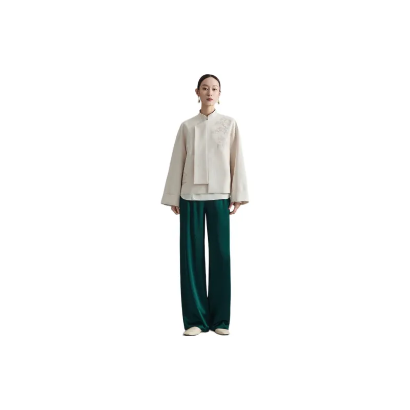NAWEI Jackets Coats Women's Beige-0