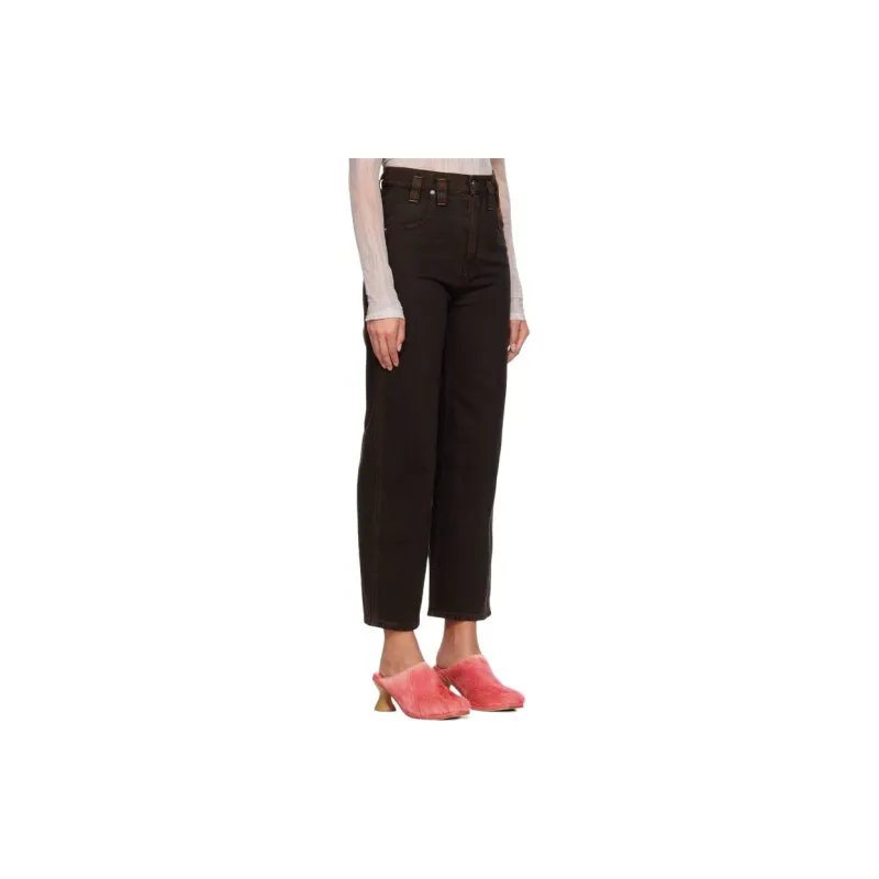 ECKHAUS LATTA Mid-rise Cotton Jeans-4
