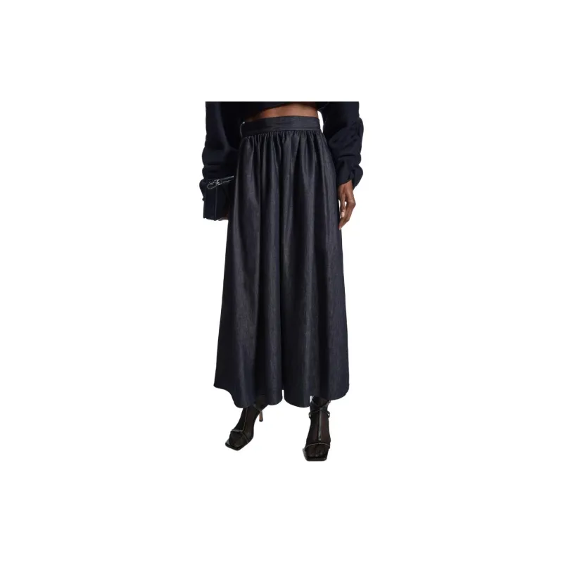 COS Casual Long Skirts Women's Indigo-2