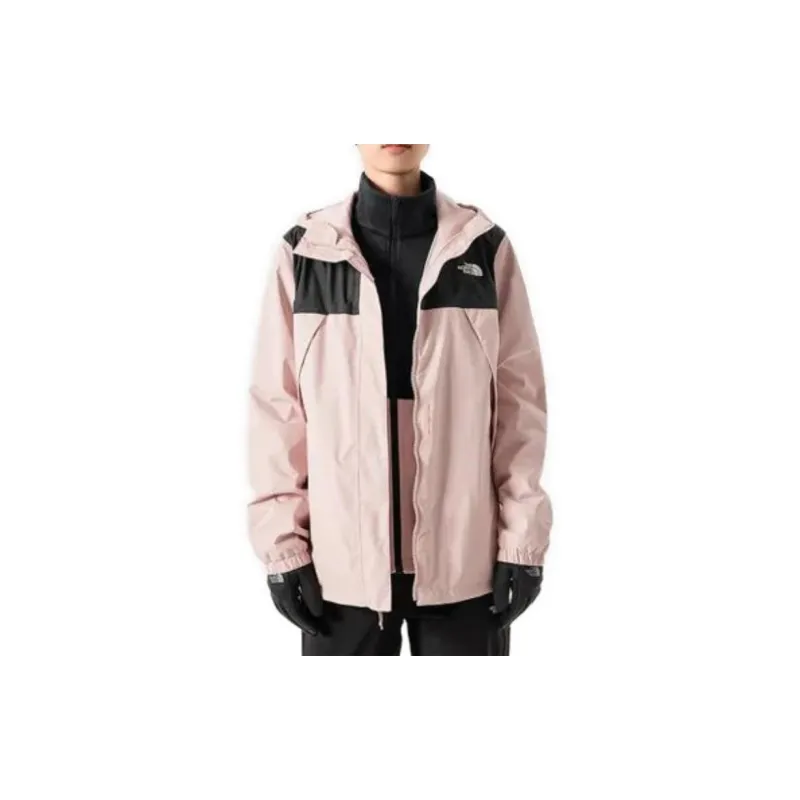 THE NORTH FACE Outdoor Hiking Waterproof And Windproof To Keep Warm Windbreaker Jacket Women's Pink-2