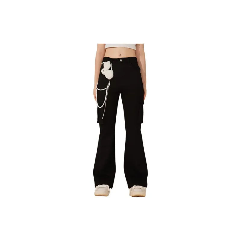 TSMLXLT Casual Pants Women's Midnight Black-2