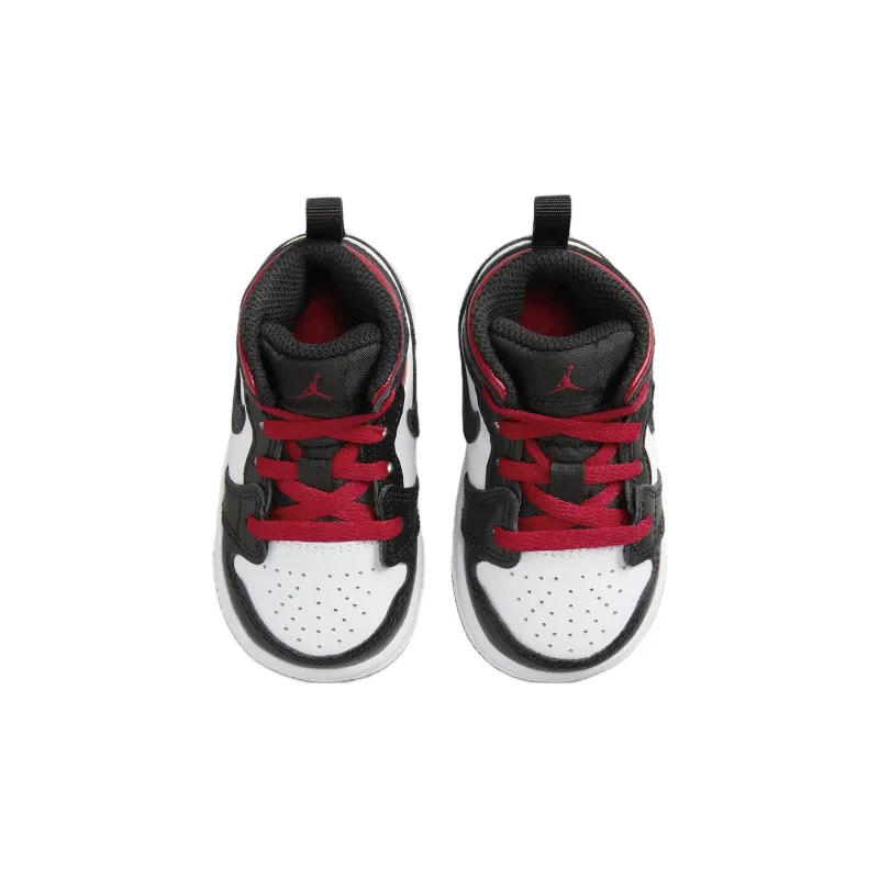 Jordan 1 Mid White Gym Red TD-3