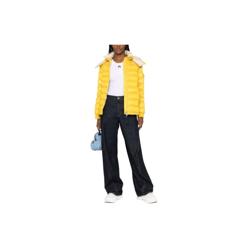 Moncler Dalles Series Down Jackets Women's Yellow-1