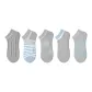 Gray Ankle Socks-5 Pack