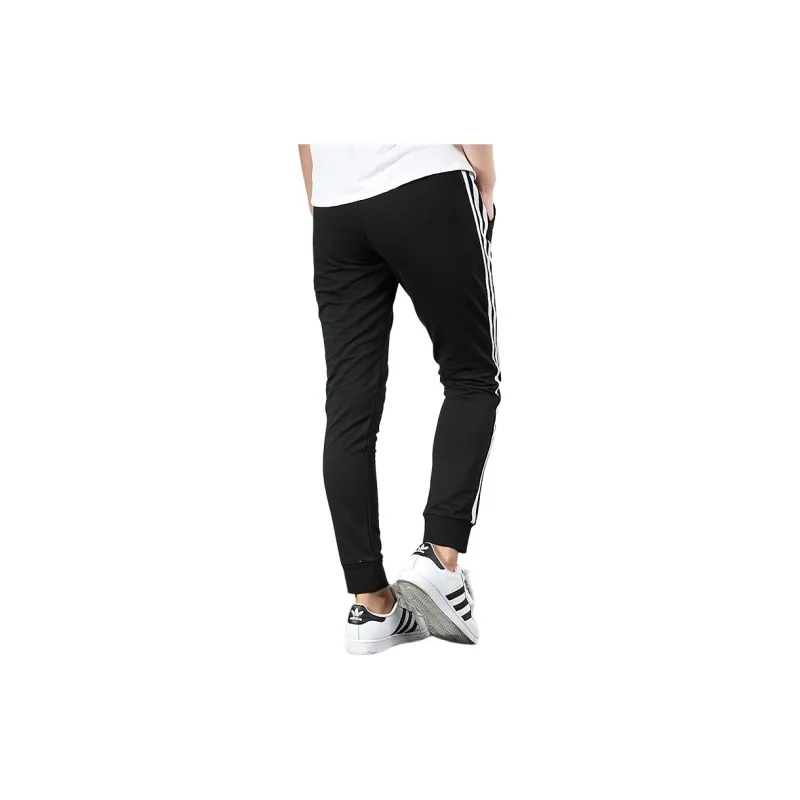 Adidas Essential Knitted Sports Pants Women's Black-3