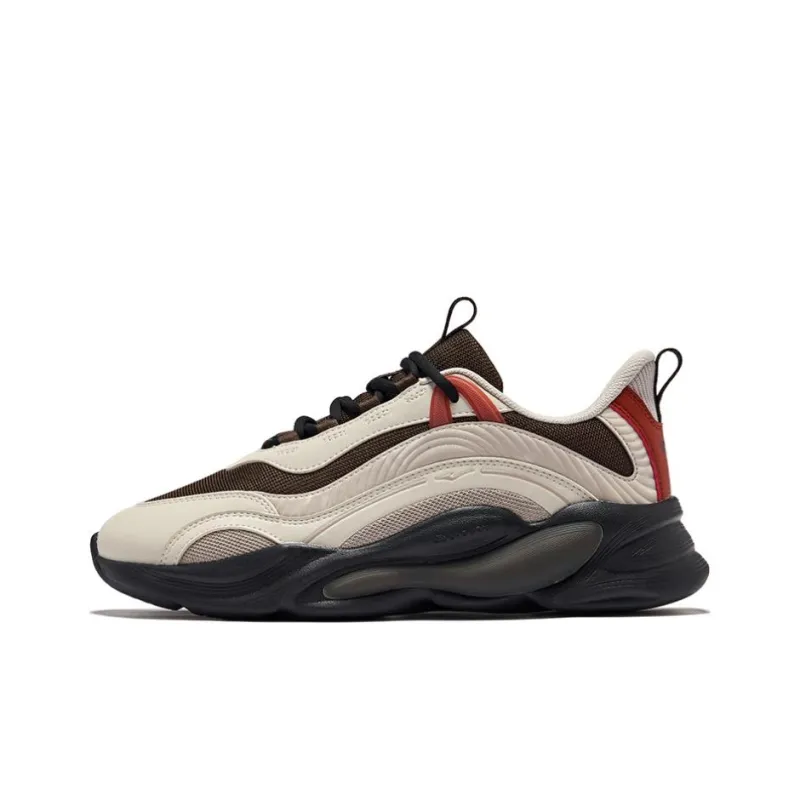 Erke Wei Yang Fall/Winter Edition Height Increasing Low-Top Casual Shoes Men's Deep Sandalwood Iron Gray-0